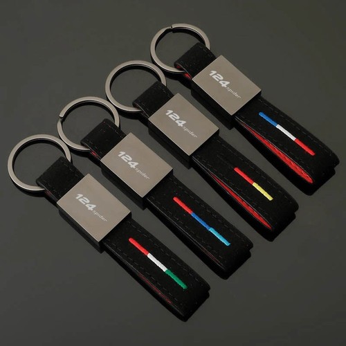 Suede car keychain key ring - suede,