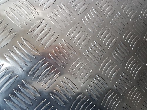 Aluminium chequer tread plate - chequer,