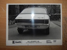 Genuine AUSTIN ALLEGRO 1750 HL FOUR DOOR press photo #249430 WFL 992N rear emb