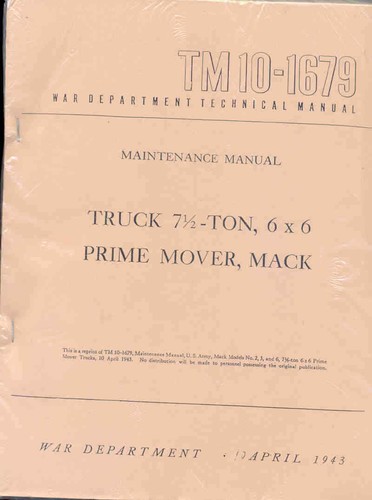 Prime mover mack ton 6x6 - 1/2,