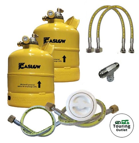 Twin gaslow 7kg - 2.7kg, kit