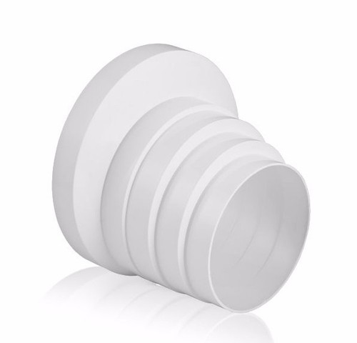 Ducting pipe reducer pvc 100mm - ducting,