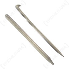 Original German Army 25cm Tent Peg - Aluminium Tough Camping Surplus Spike