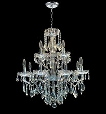 New Elegant 12-Light Crystal