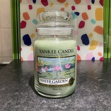 Yankee Candle Water Garden  Large 623g Jar. New  Mint Condition 2016