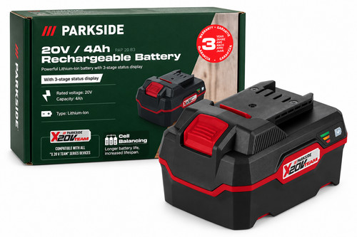 Parkside 20v 4ah ion - 20v,