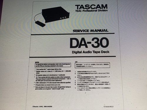 Tascam service manual - ,