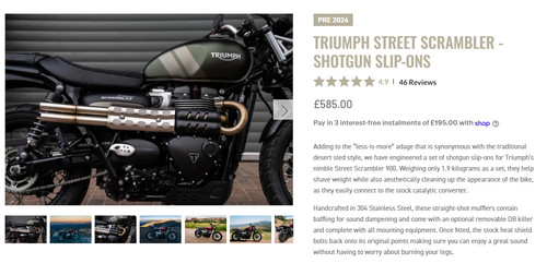Hitchcox triumph scrambler - scrambler, 900