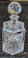 RARE Hexagonal Whisky/Spirit Decanter - Thomas Webb Crystal/Glass