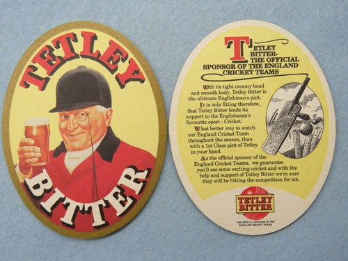 Beer bar coaster tetley s - beer,