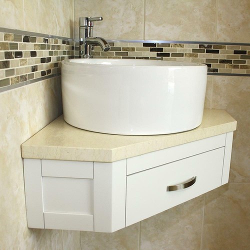 Bathroom vanity painted unit - painted,