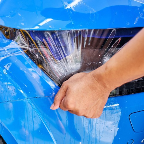 Paint protection film self - protection,