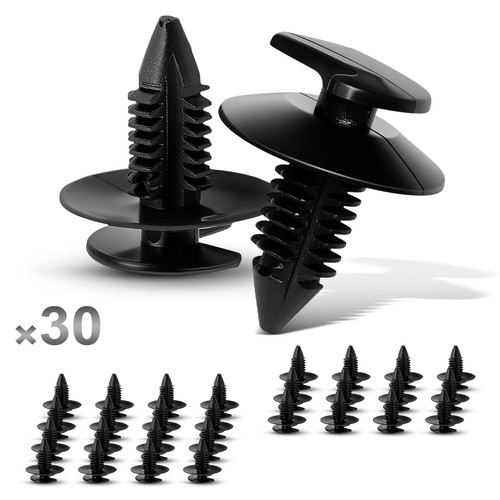 30x nylon fastening clips - nylon,