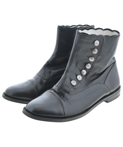 Troupe boots black 5cm - f-troupe,
