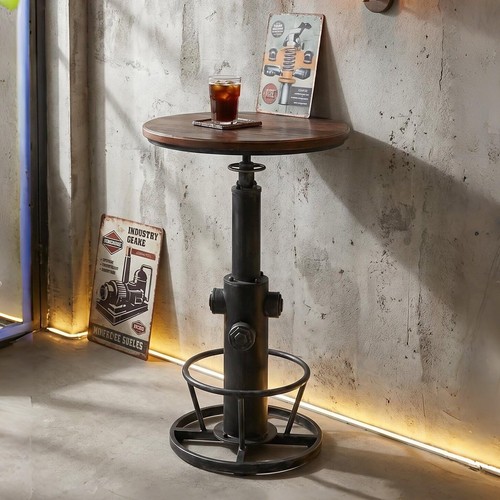 Adjustable pub table - adjustable,
