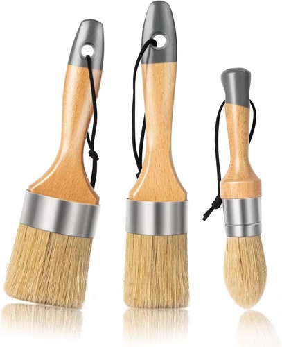 Chalk paint wax brush set - chalk,
