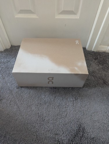 Empty running shoe box - running,