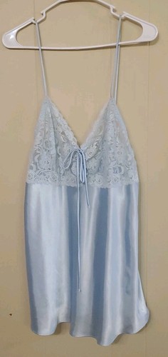 Y2k baby blue satin - satin, cinema