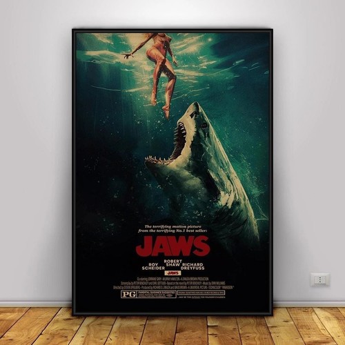 Jaws movie poster - movie, poster.