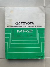 TOYOTA MR2 MK2 REPAIR MANUAL FOR CHASSIS & BODY