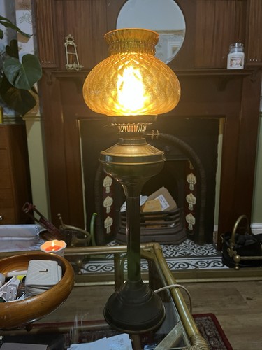 Antique brass corinthian - brass, oil