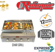  COMMERCIAL CHARCOAL GRILL + STAND KEBAB GRILL NATURAL / BOTTLE GAS CHAR GRILL