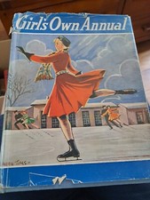 'Girls Own Annual' 58 edition 1937 By Gladys M Spratt Dust Cover Good Condition 