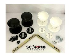 Plastic Rim Mortise Knob Set