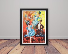 Framed Moulin Rouge Au Joyeux