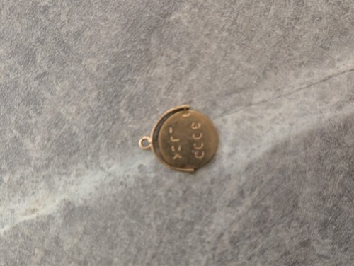 9ct vintage charm love - charm,, you