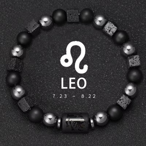 Zodiac natural stone bracelets - zodiac,