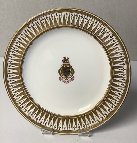 Antique minton armorial gilded - minton,