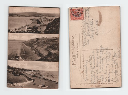 Vintage postcard exmouth devon - vintage,