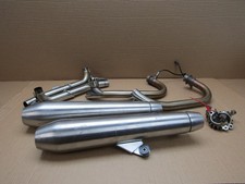 Triumph Bonneville Street Twin 2020 1,472 miles exhaust silencer system (10528)