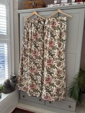 Pair of vintage pink & green