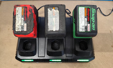 Snap On CTC123 Charger 18v & 14v 14.4v Tripple Bay Docking Station Fan Cooled