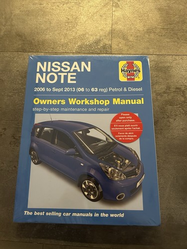 Haynes nissan note 2006 - haynes,