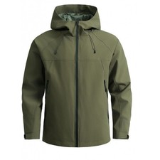 Men's Windproof Waterproof Hooded Coat Outdoor Hiking Rain Jackets Tops Outwear