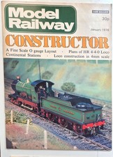 Model Railway Constructor 1976