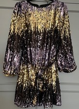 LIPSY LONDON Black/Gold/Grey