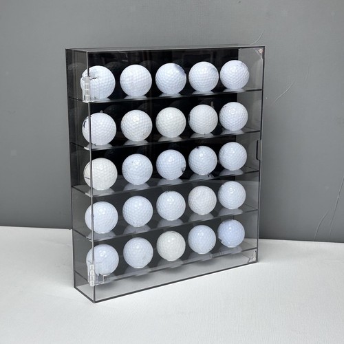 Golf ball display case wall - ball,