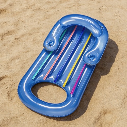 Inflatable clear lounger - lounger, lilo
