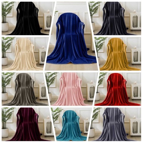 Large fleece blanket throw - large,