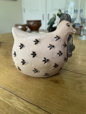 Studio Art Handmade Pottery Hen - Doorstop?