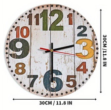 Large Numerals Clock -