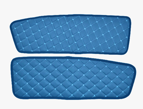 Blue left right door panel - blue,