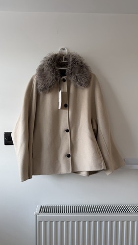 Zara wool blend jacket with - zara,