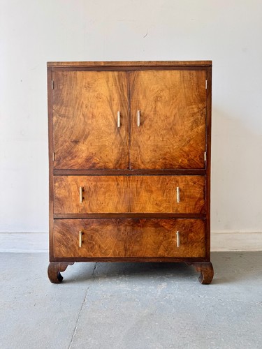 Art deco linen cabinet - art,