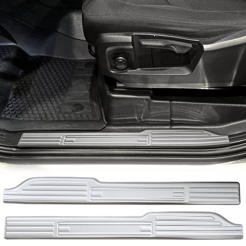 Chrome door sill protector - door,