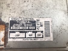 1996-1999 TOYOTA STARLET EP91 GLANZA 1.3P 4E-FTE TURBO ENGINE ECU 89661-10200 